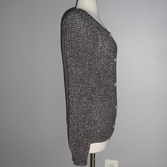 Maison Scotch Scotch & Soda Chunky Black Anchor Buttons Knit Nautical Sweater - Picture 7 of 12